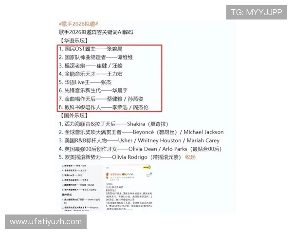 半岛网娱乐最新音乐资讯2026年最火歌曲与歌手全方位报道